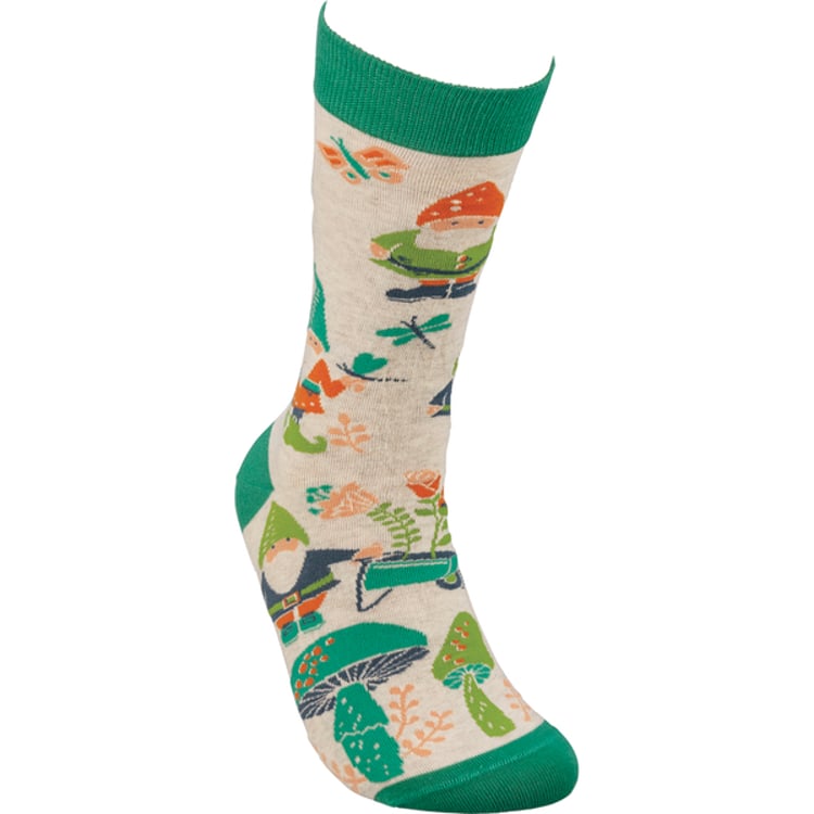 Primitives By Kathy Garden Gnome Socks