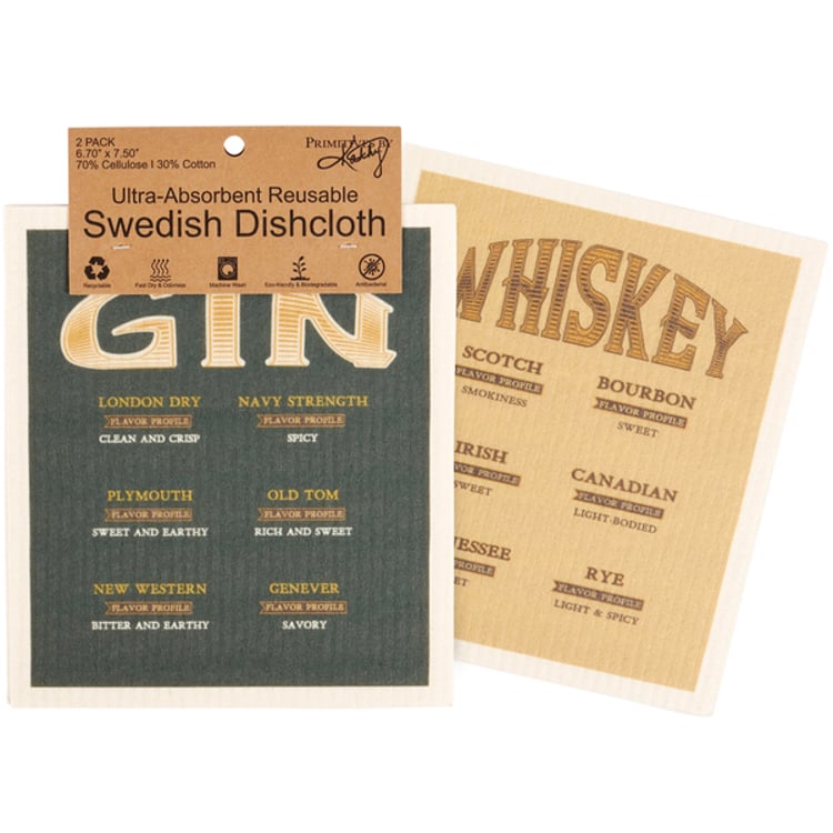 primitives by kathy Gin Swedish Dishcloth Set