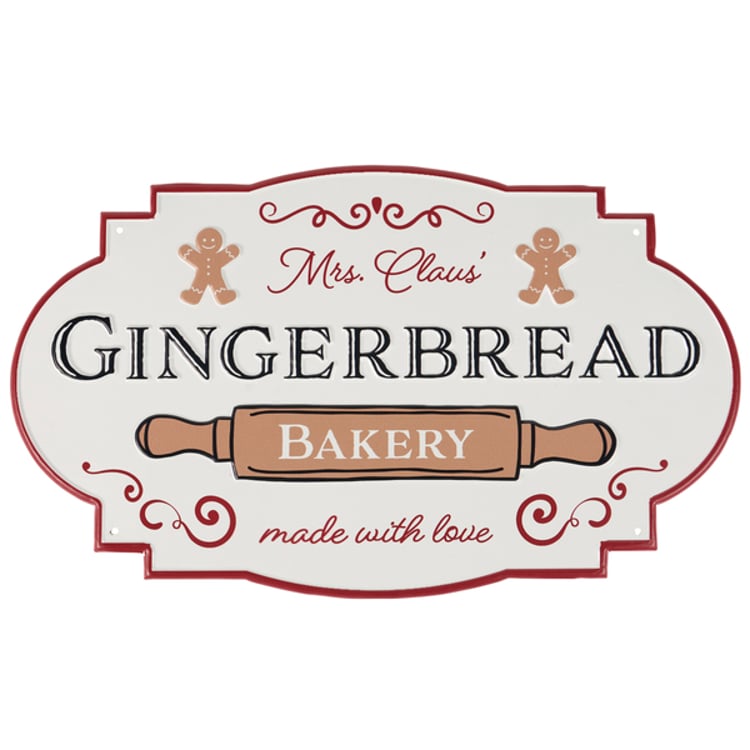 primitives by kathy Gingerbread Bakery Wall Decor