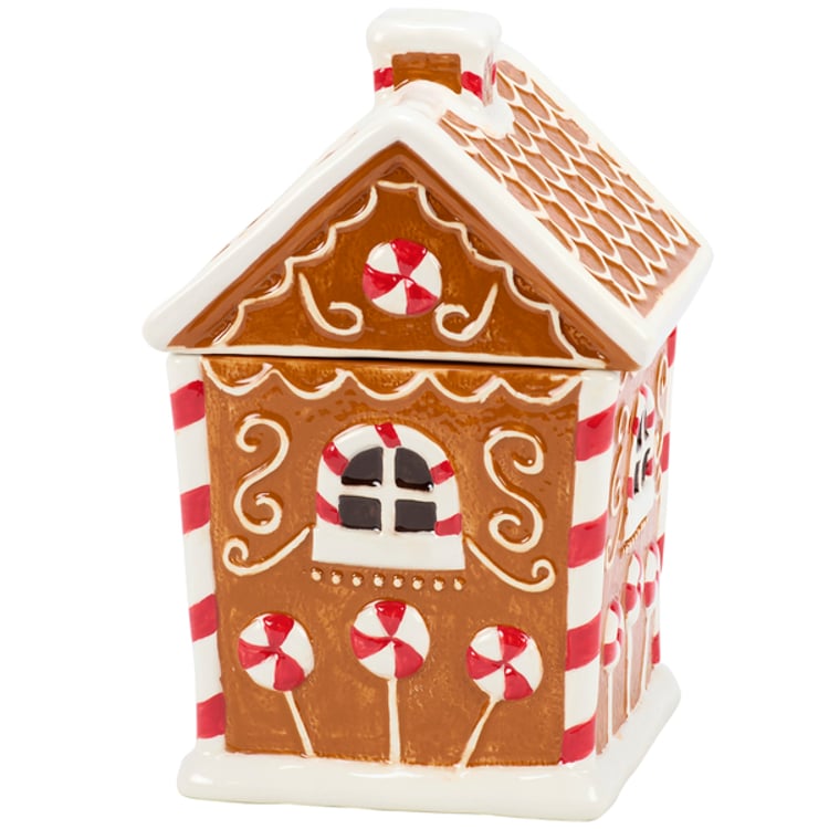 Primitives By Kathy Gingerbread House Cookie Jar