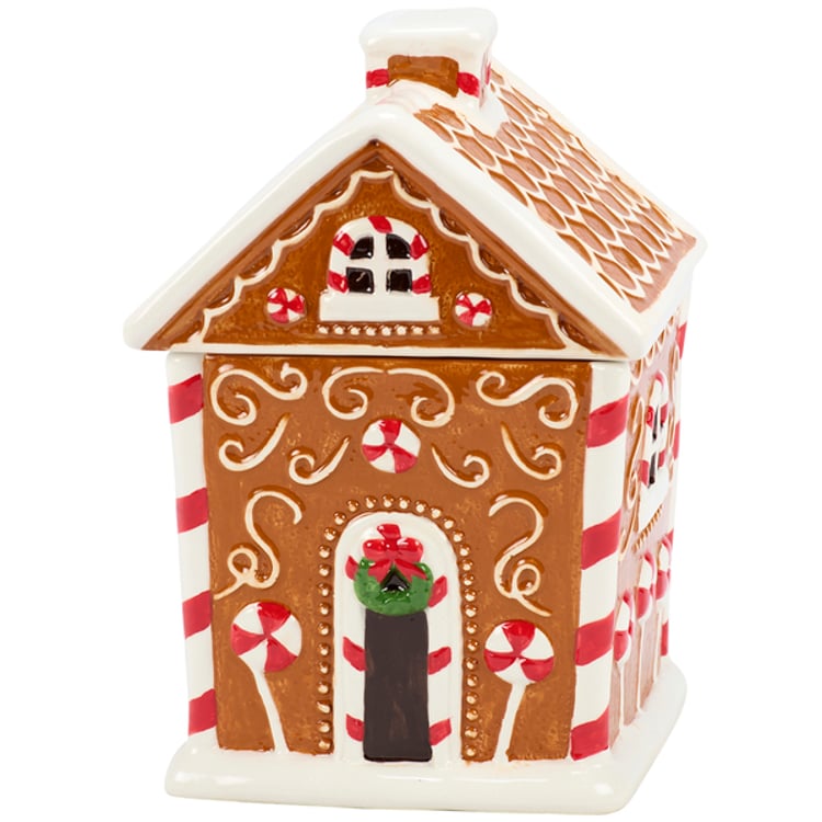 primitives by kathy Gingerbread House Cookie Jar