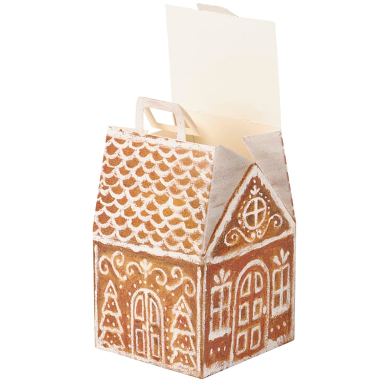 Primitives By Kathy Gingerbread House Treat Box