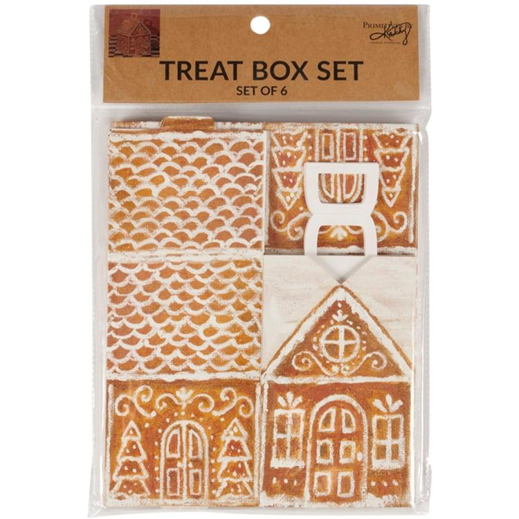 Primitives By Kathy Gingerbread House Treat Box