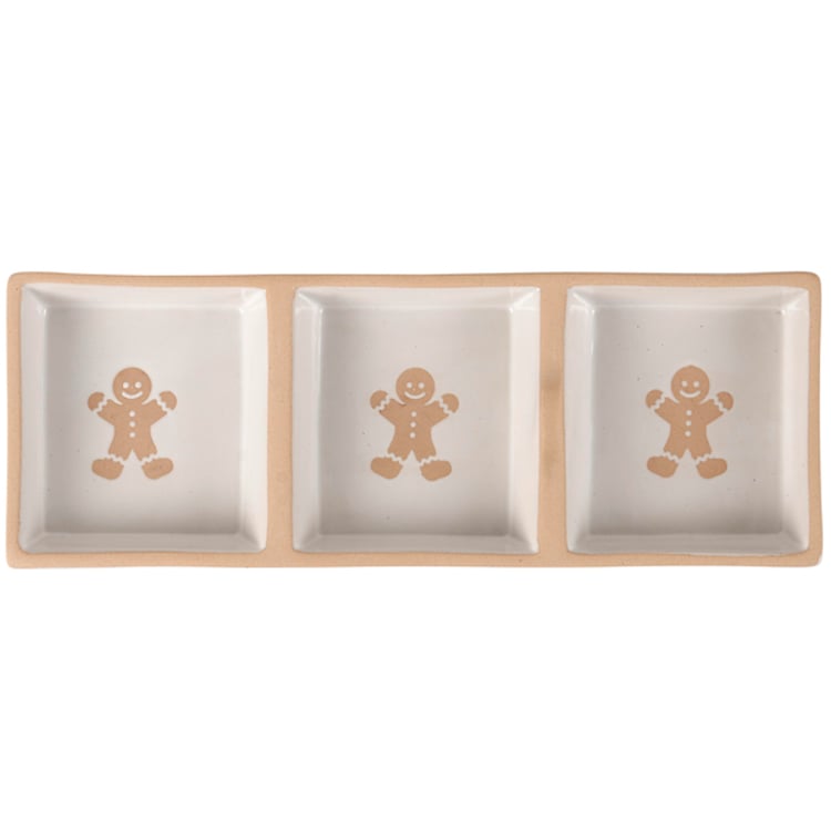 Primitives By Kathy Gingerbread Man Tidbit Tray