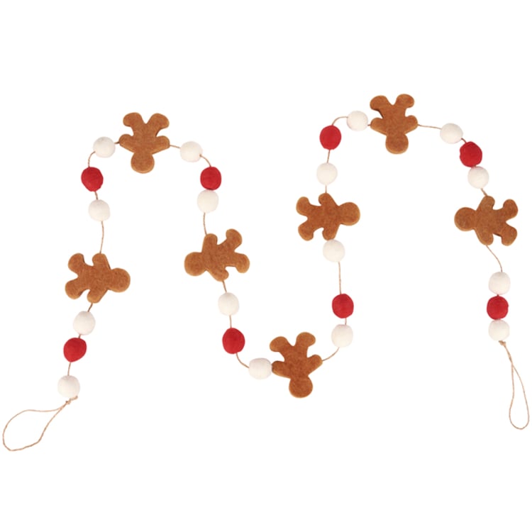 Primitives By Kathy Gingerbread Men Garland