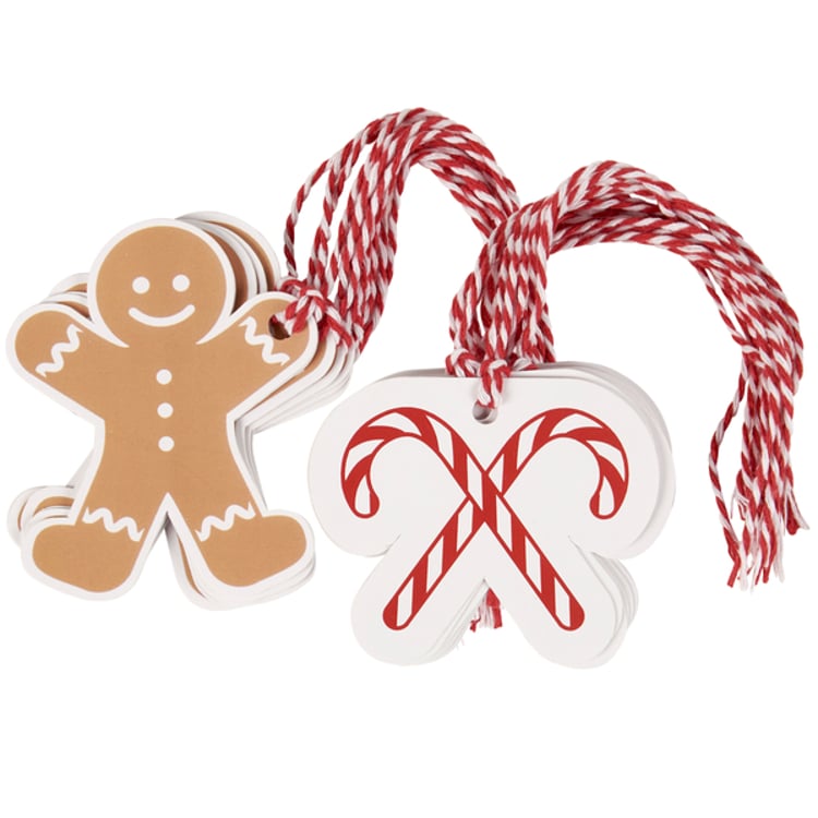 primitives by kathy Gingerbread Men Gift Tag Set