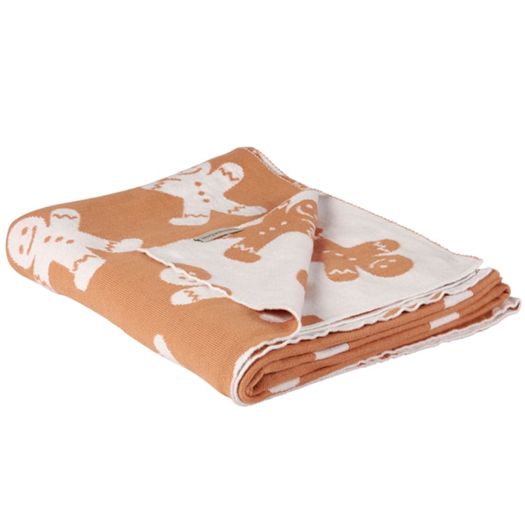 primitives by kathy Gingerbread Men Throw