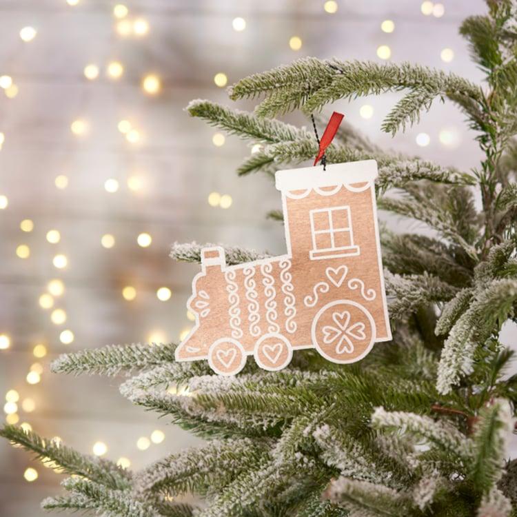 Primitives By Kathy Gingerbread Train Ornament