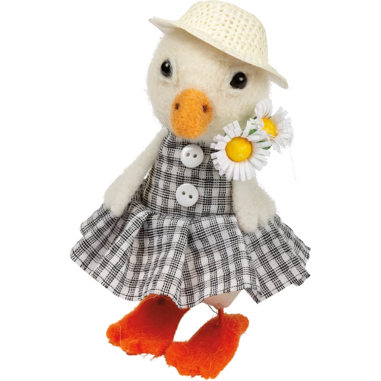 Primitives By Kathy Gingham Ducks Critter Set
