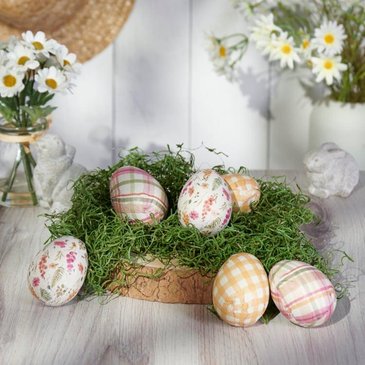 Primitives By Kathy Gingham Wooden Eggs