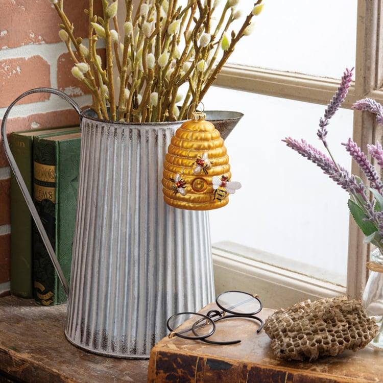 Primitives By Kathy Glass Beehive Ornament