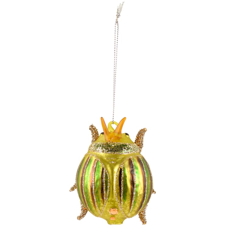 Primitives By Kathy Glass Beetle Ornament