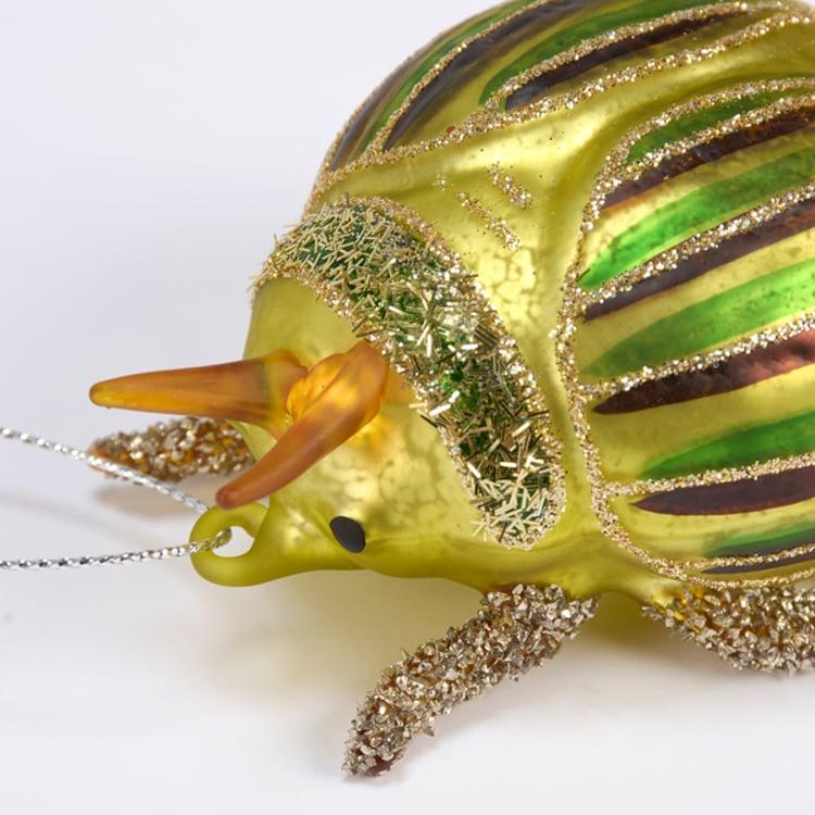 Primitives By Kathy Glass Beetle Ornament