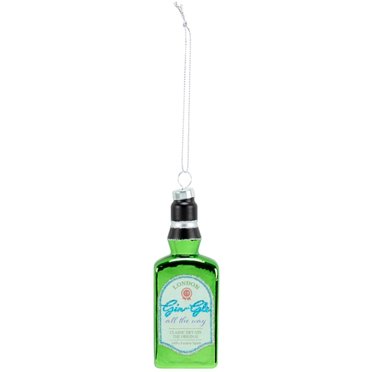Primitives By Kathy Glass Gin Bottle Ornament