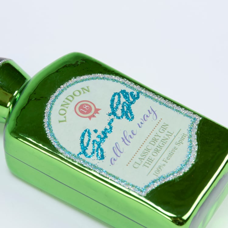 Primitives By Kathy Glass Gin Bottle Ornament