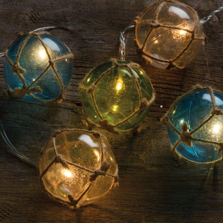 primitives by kathy Glass Globe String Lights