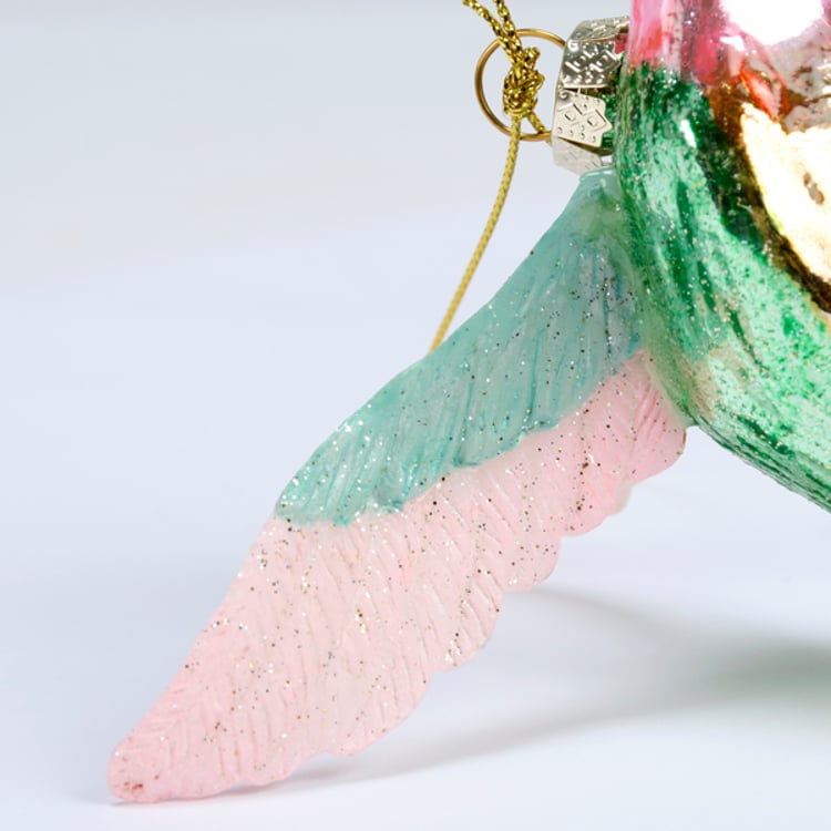 Primitives By Kathy Glass Hummingbird Ornament