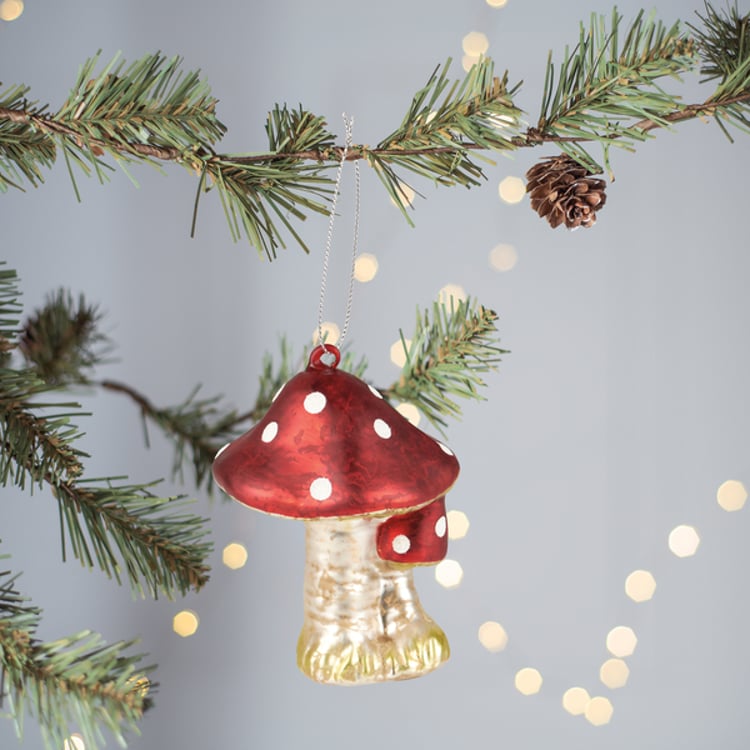 Primitives By Kathy Glass Mushroom Ornament