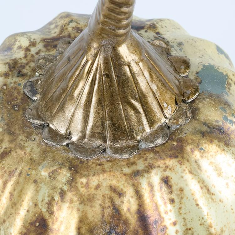 Primitives By Kathy Glass Rustic Metallic Pumpkin