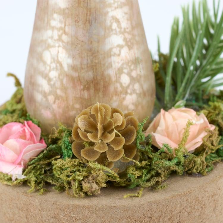 Primitives By Kathy Glass Teal Mushroom Sitter