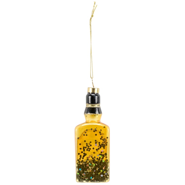Primitives By Kathy Glass Whiskey Bottle Ornament