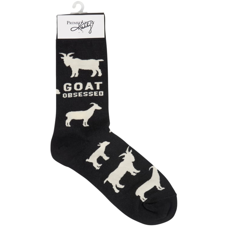 Primitives By Kathy Goat Obsessed Socks