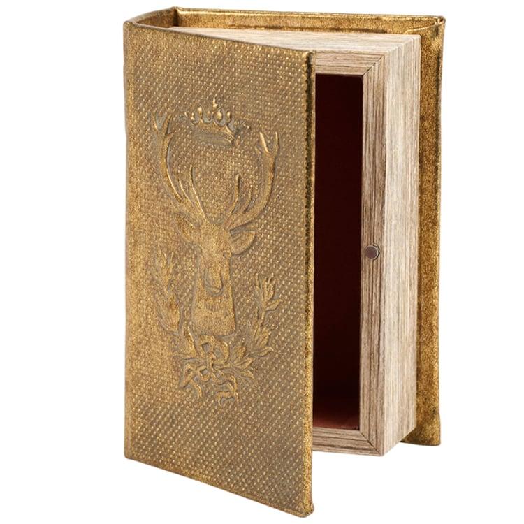 primitives by kathy Gold Deer Book Box