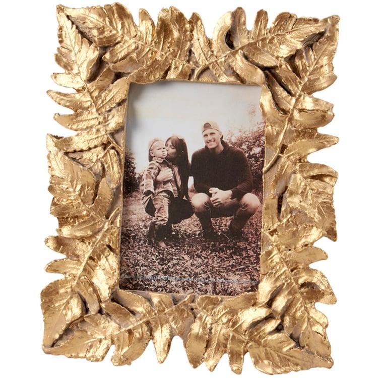 primitives by kathy Gold Leaves Photo Frame