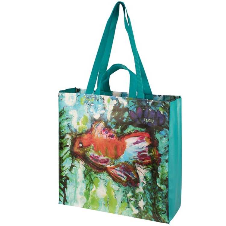 Primitives By Kathy Goldfish Market Tote