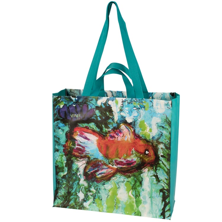 primitives by kathy Goldfish Market Tote