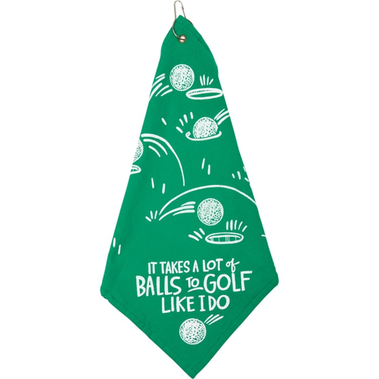 Primitives By Kathy Golf Like I Do Golf Towel