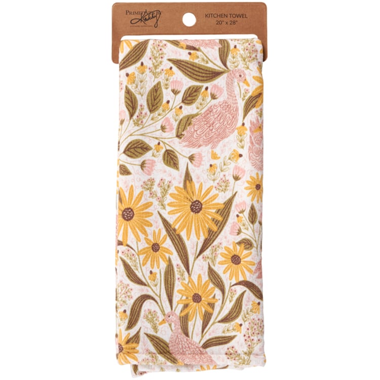 Primitives By Kathy Goose Folk Art Kitchen Towel