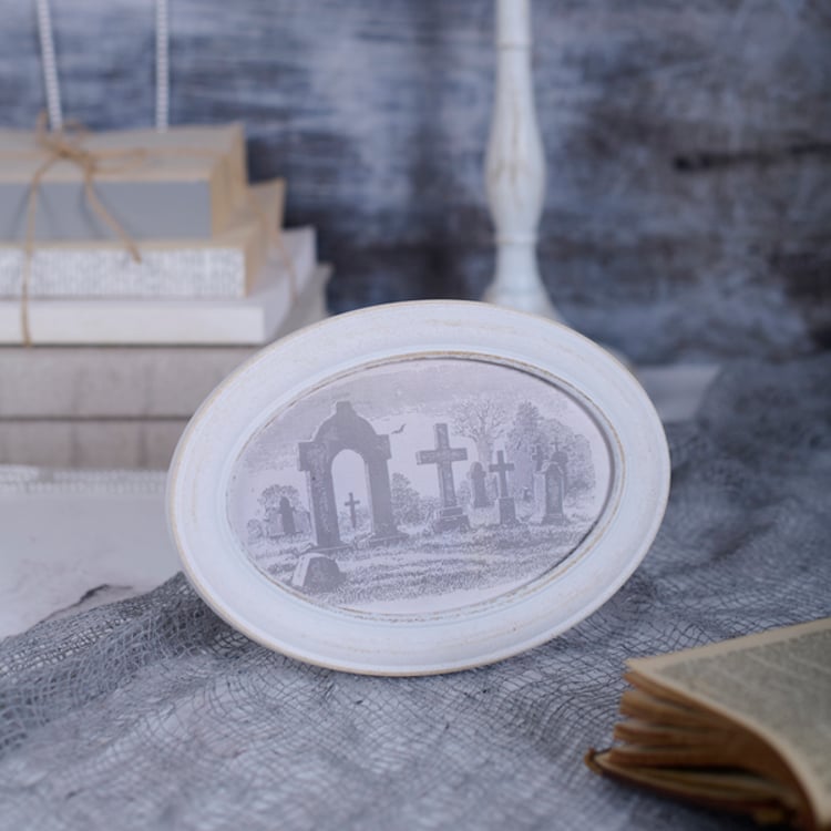 Primitives By Kathy Graveyard Framed Art