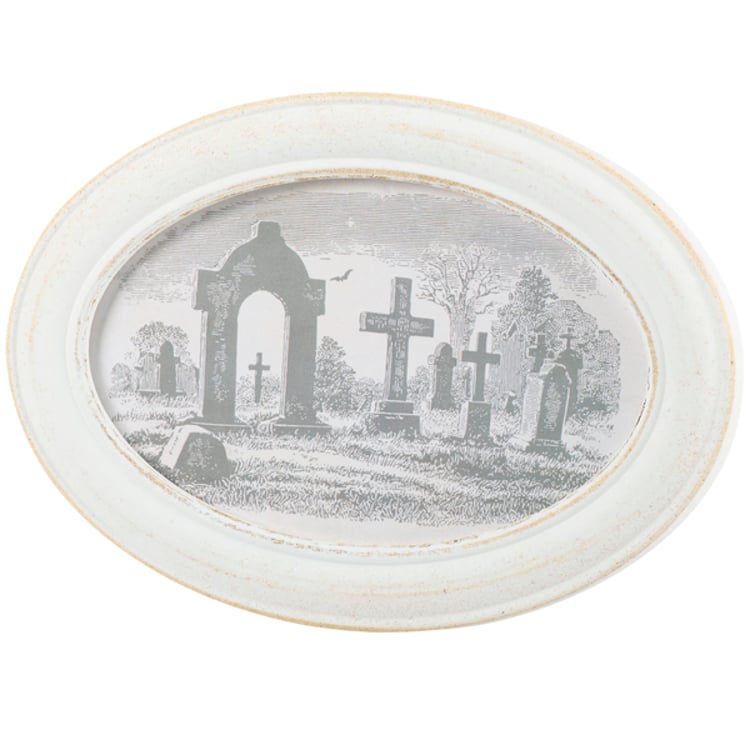 primitives by kathy Graveyard Framed Art