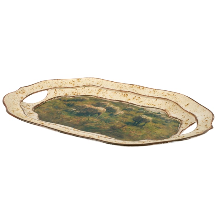 primitives by kathy Grazing Sheep Tray