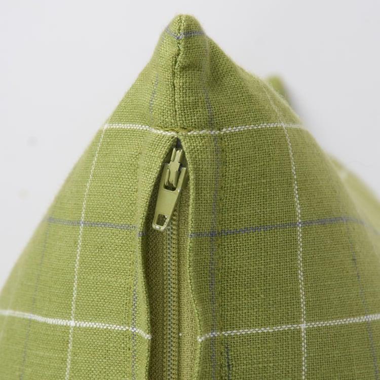 Primitives By Kathy Green Plaid Pillow