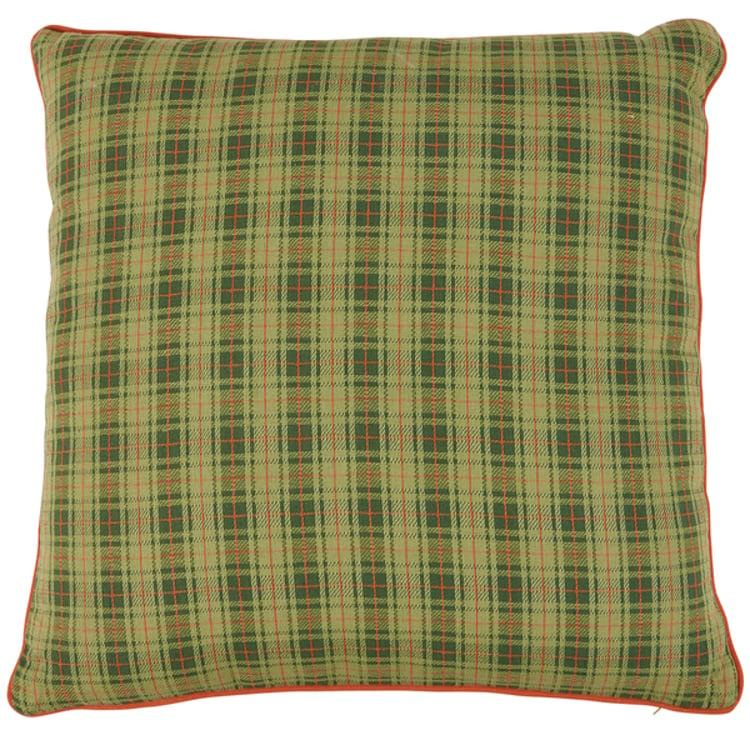 primitives by kathy Green Tartan Pillow