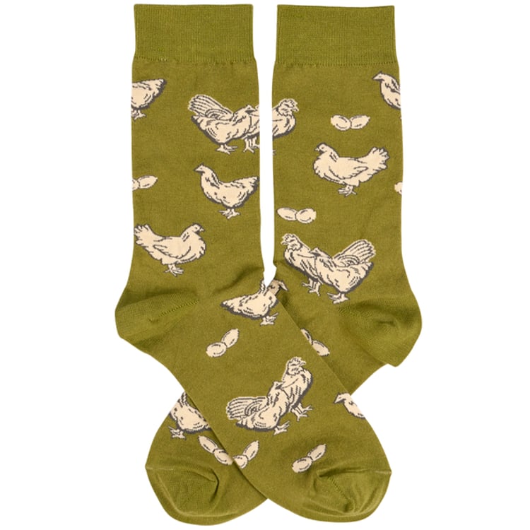 Primitives By Kathy Happy Chicken Socks