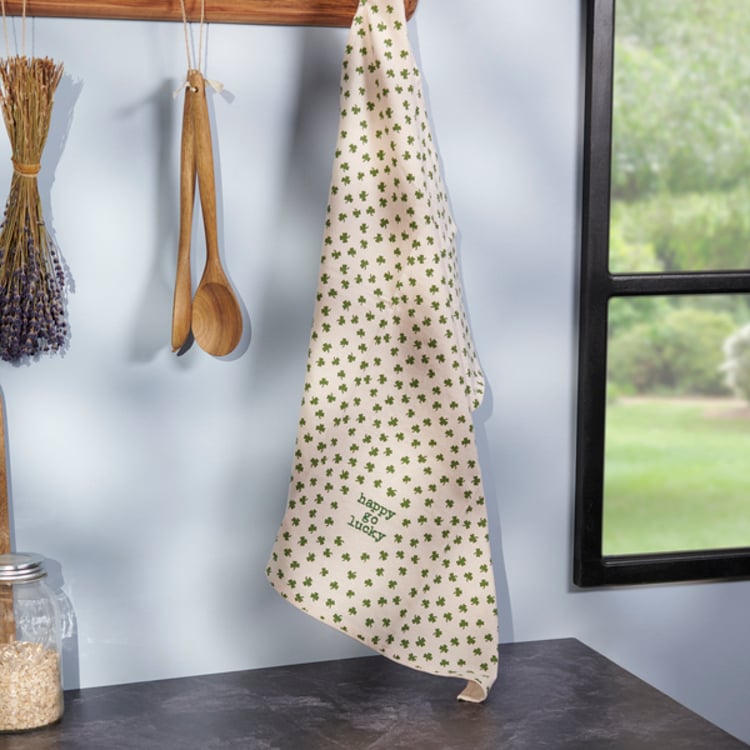 Primitives By Kathy Happy Go Lucky Kitchen Towel