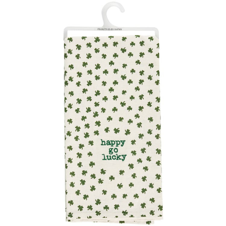 Primitives By Kathy Happy Go Lucky Kitchen Towel
