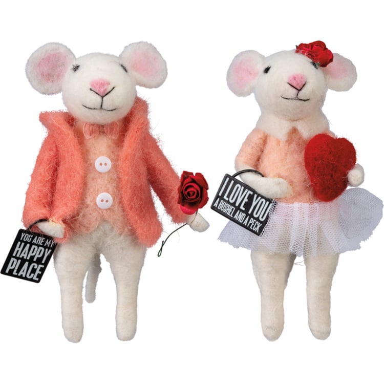 primitives by kathy Happy Place Mice Critter Set