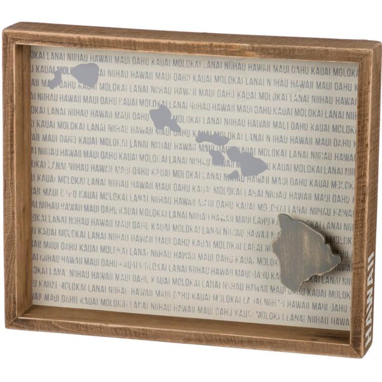 primitives by kathy Hawaii Reverse Box Sign