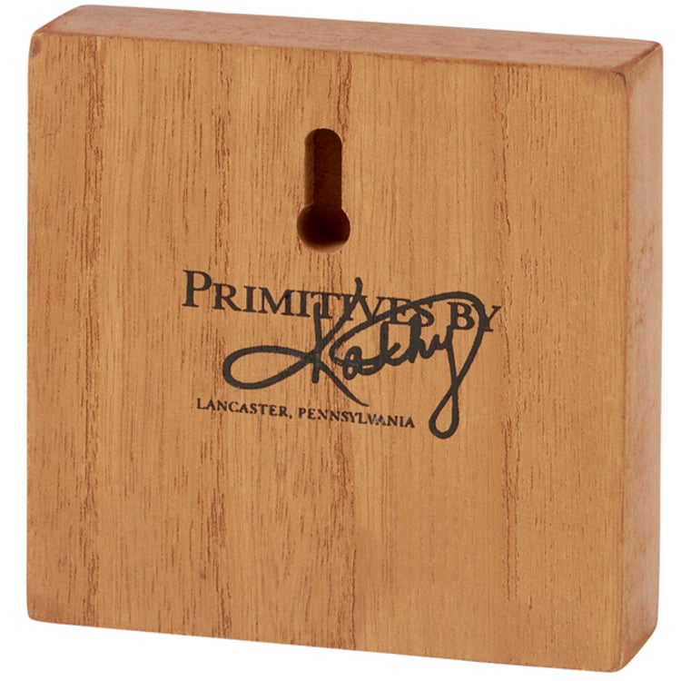 Primitives By Kathy Heart Happy Block Sign