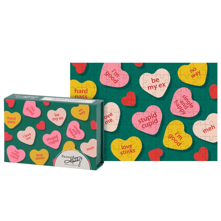 primitives by kathy Hearts 96 Piece Puzzle