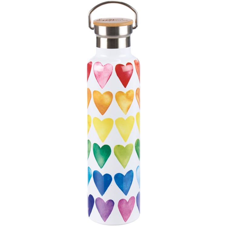 primitives by kathy Hearts Insulated Bottle