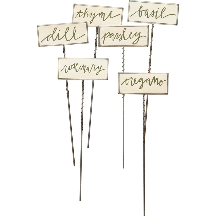 primitives by kathy Herbs Pick Set