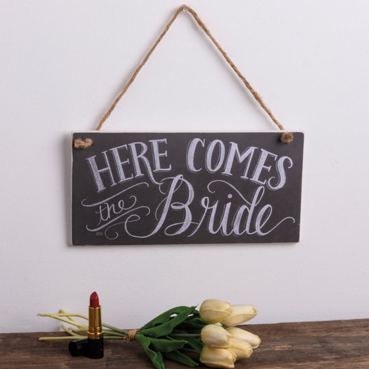 Primitives By Kathy Here Comes Chalk Sign