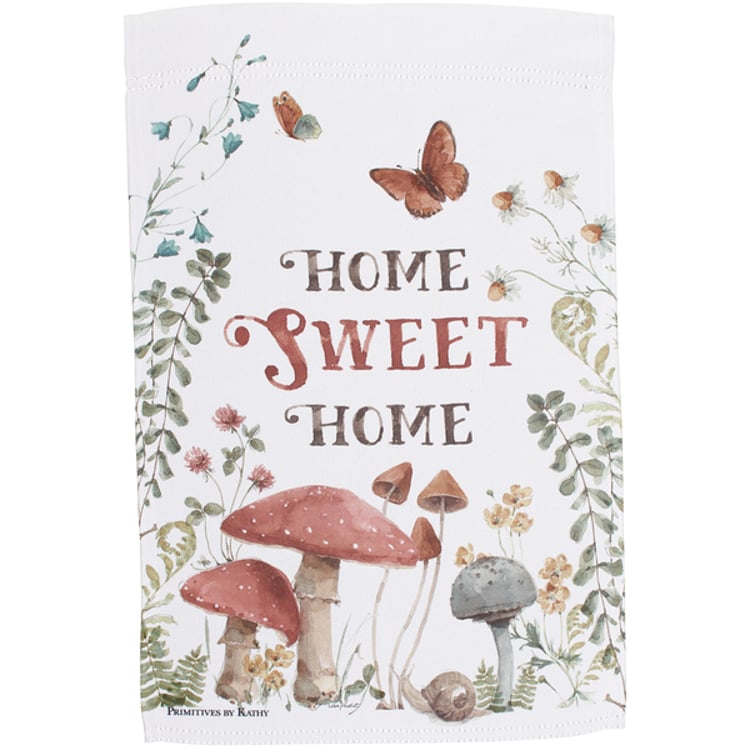 Primitives By Kathy Home Sweet Home Garden Flag