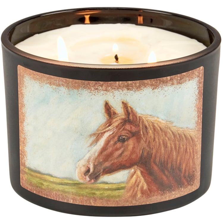 Primitives By Kathy Horse Candle