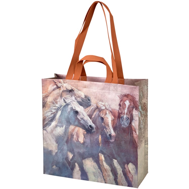 Primitives By Kathy Horses Market Tote